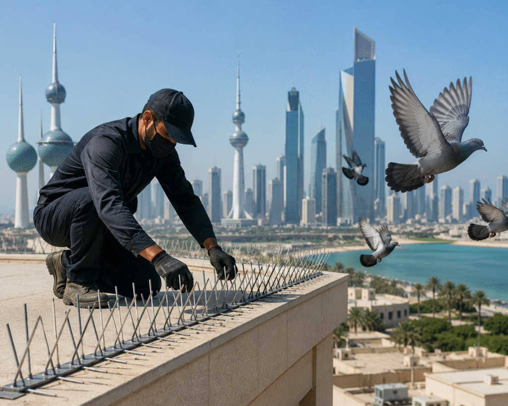 أفضل شركة تركيب طارد الحمام بالكويت
