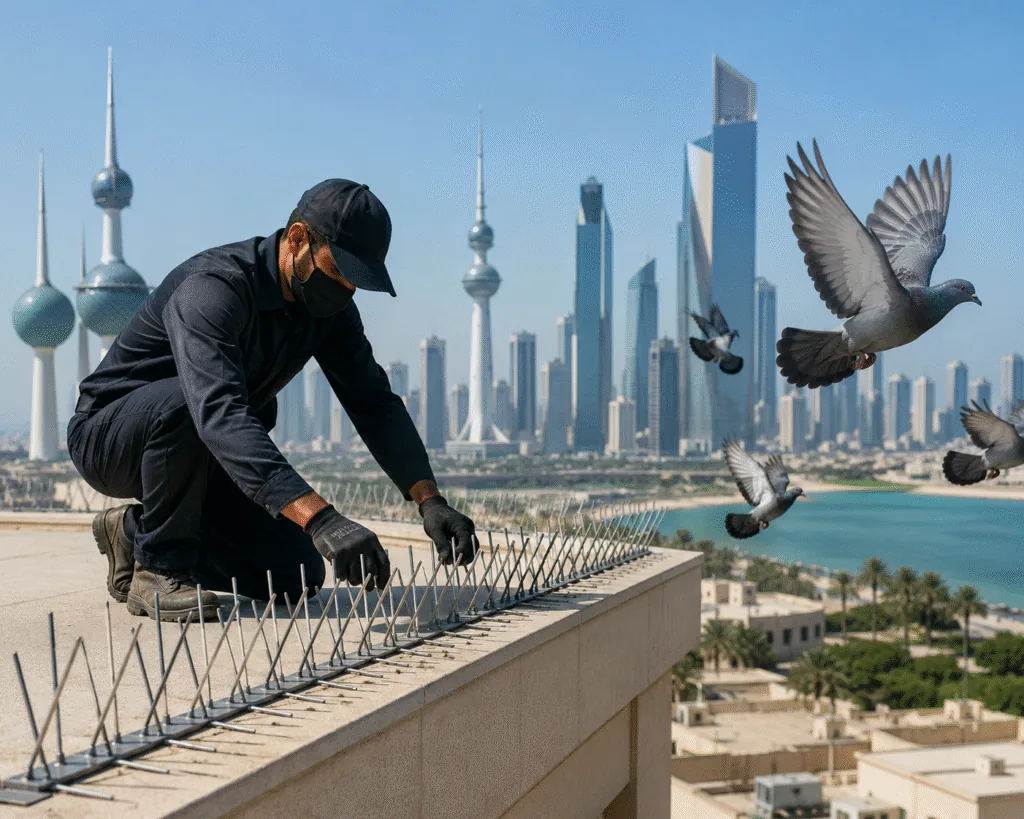أفضل شركة تركيب طارد الحمام بالكويت